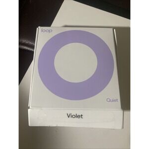 Loop Quiet Earplugs For Noise Reduction Violet - New OPEN BOX  NRR 14